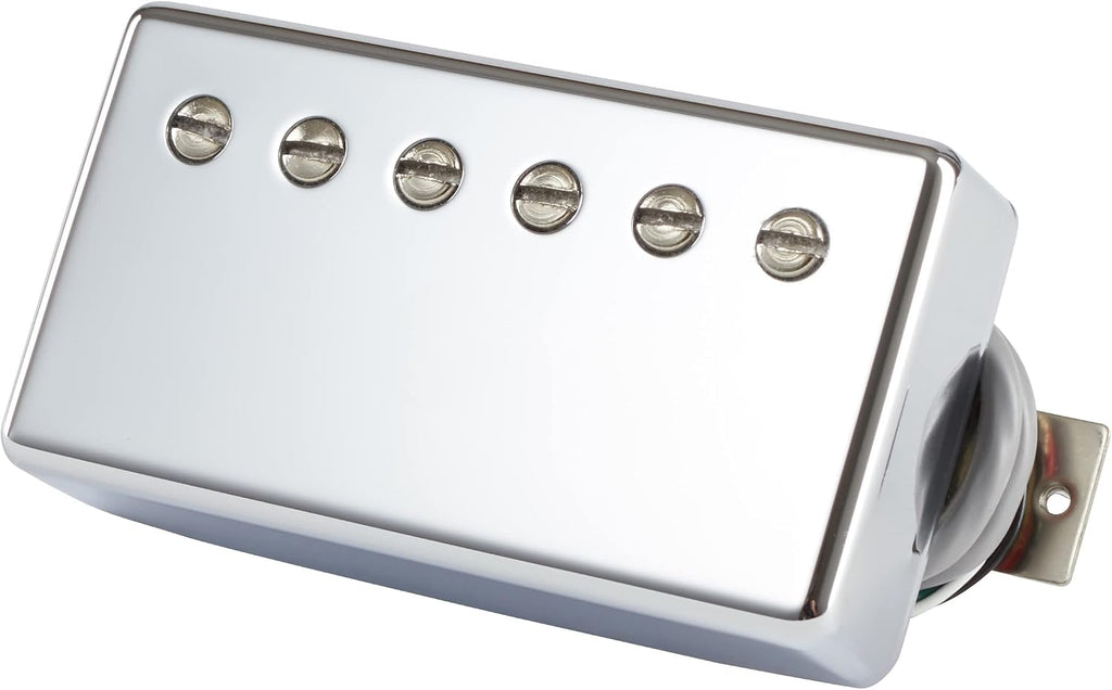 Gibson 490R Modern Classic Rhythm Humbucker Pickup, Double Black with Chrome Cover