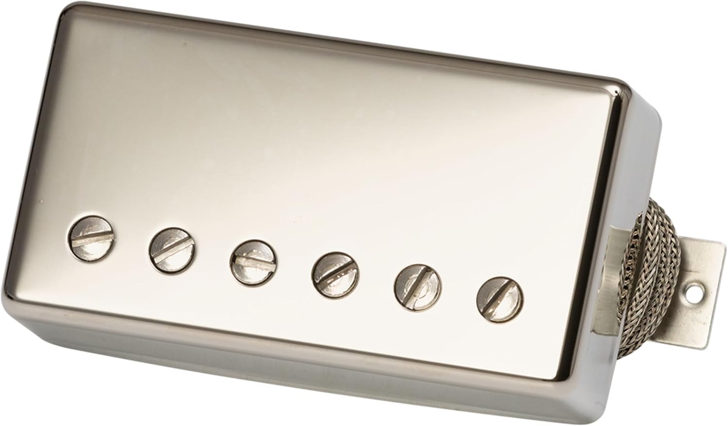 Gibson T-Type Treble Humbucker Pickup, Double Black with Nickel Cover