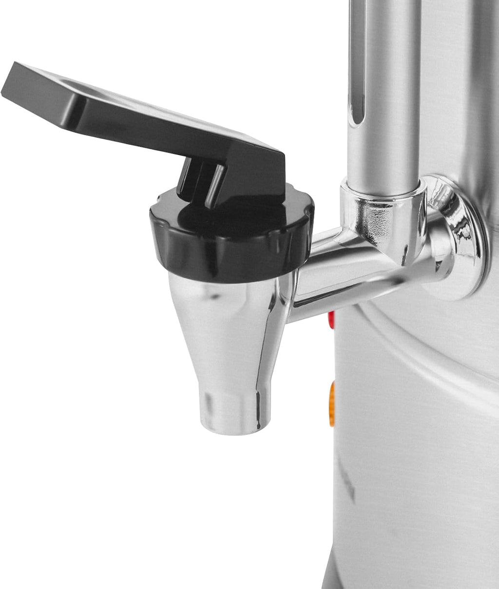 25L Commercial Coffee Maker Stainless Steel Large Coffee Urn with Percolator Electric Hot Water Dispenser for Party Office Wedding