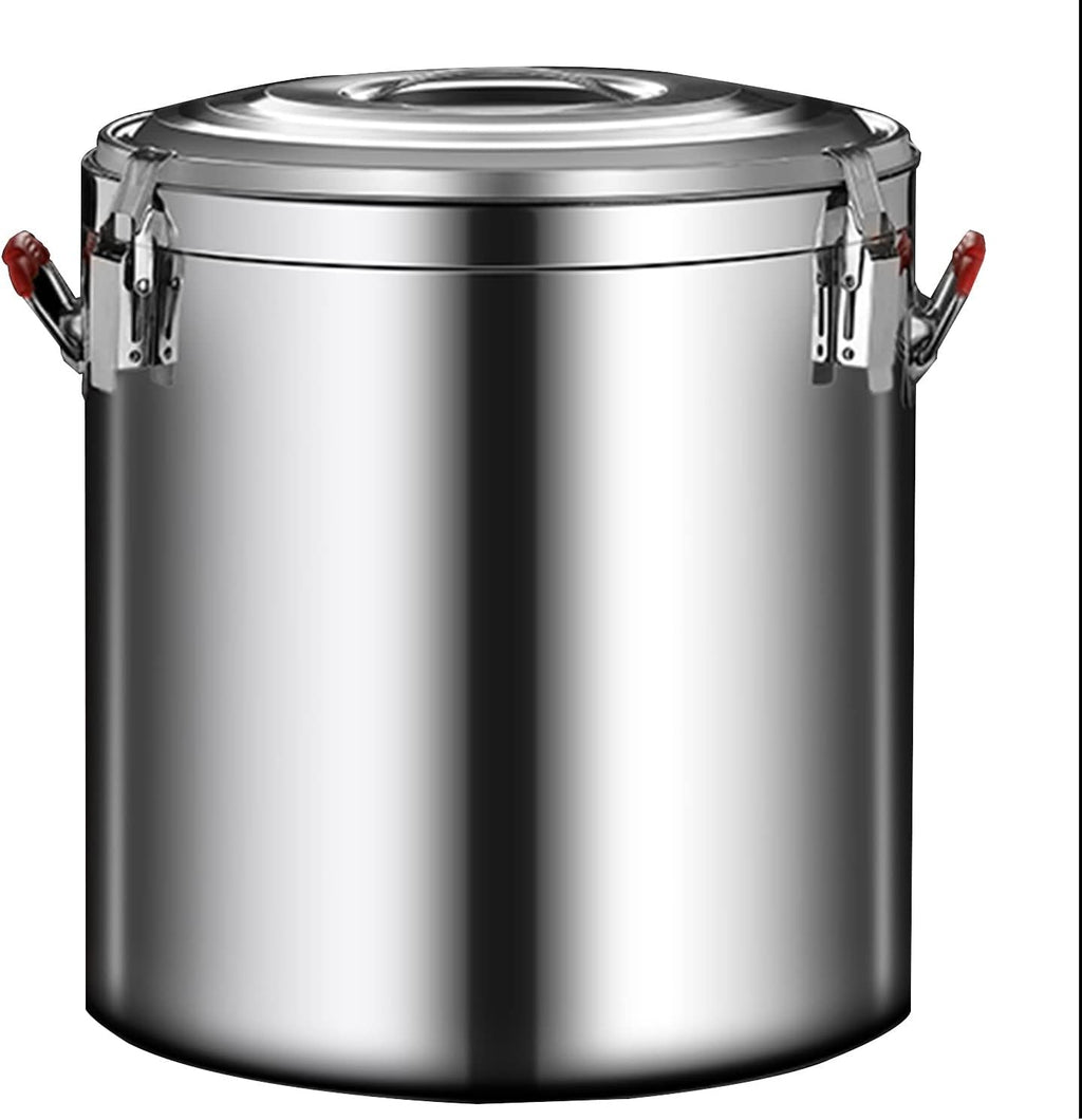 Hot Water Dispensers,Stainless Steel Insulated Barrel, Milk Tea Barrel Large Capacity Juice Bucket Insulation and Cold Preservation for Bar Party Kitchen Picnic