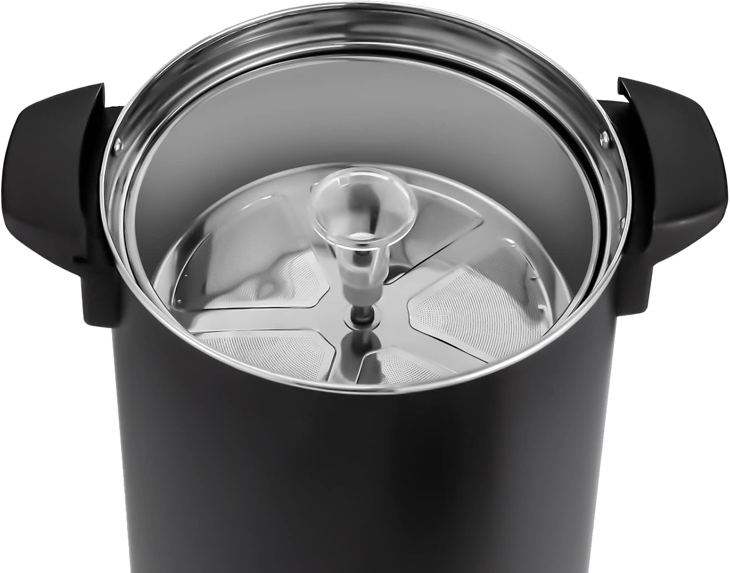 1KW Electric Coffee Urn & Hot Water Dispenser - 8L Stainless Steel Tea, Coffee & Hot Chocolate Maker for Cafes, Buffets, Offices & Catering - Temperature Range 30-110°C/86-230°F