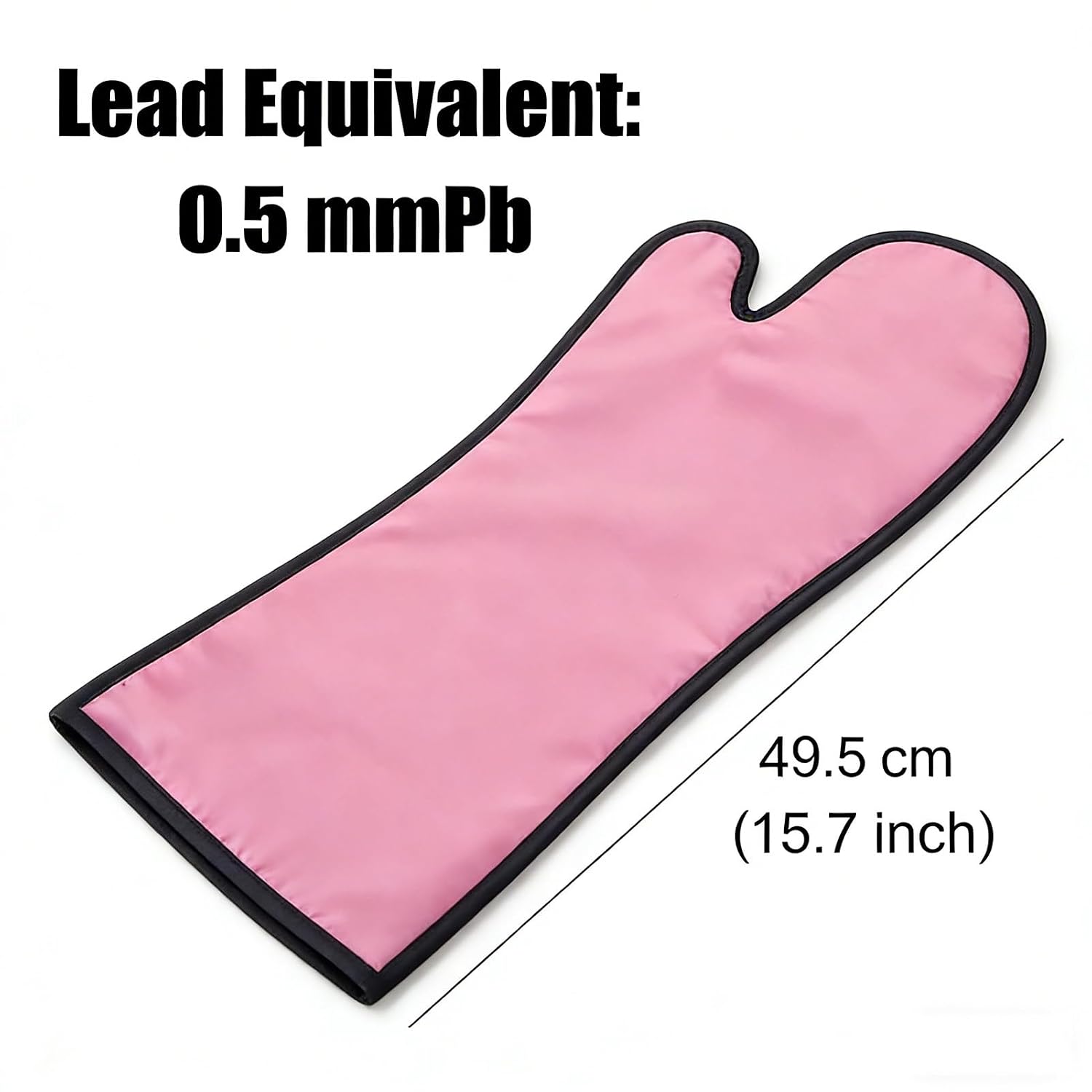 Pink 0.5mmpb X-Ray Protection Leaded Gloves Radiology Safety Protective Hand Shield for Veterinary MRI CT