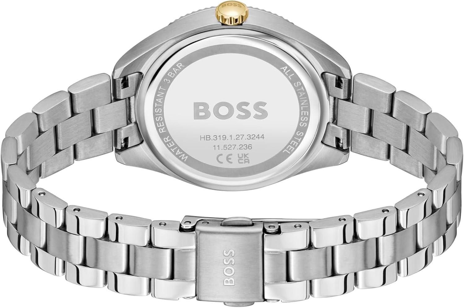 BOSS Women's Sage Sport Multifunction Watch – Stainless Steel Case, Elegant Sunray Dial, Day-Date-24-Hour Sub-Eyes, Quartz Movement, Classic and Versatile Design - Gift for Her