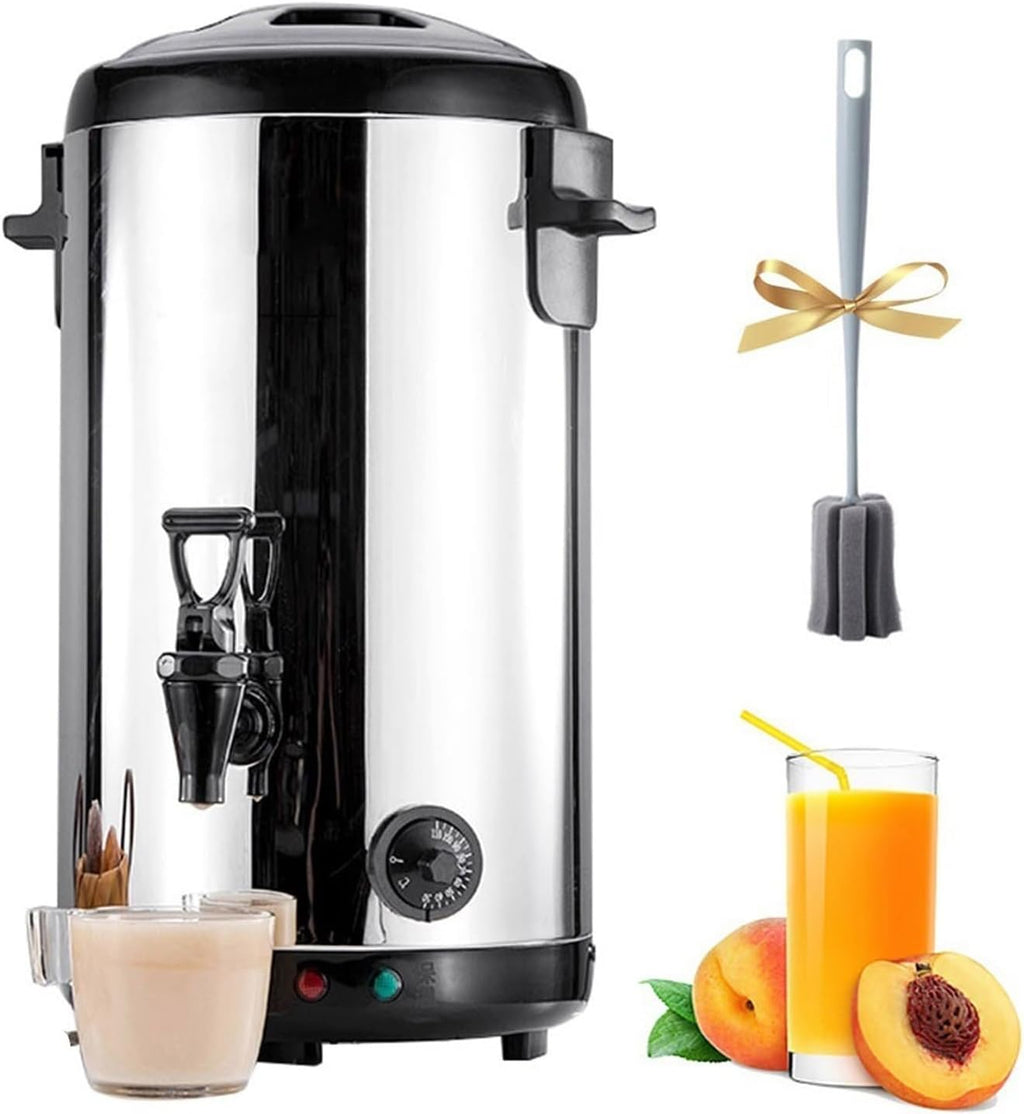 Boiling Water Dispenser Electric Kettles Adjustable Temperature Commercial Coffee Urn Hot Water Pot Water Boiler and Beverage Warmer for Buffet for Keep Hot/One Color/8L