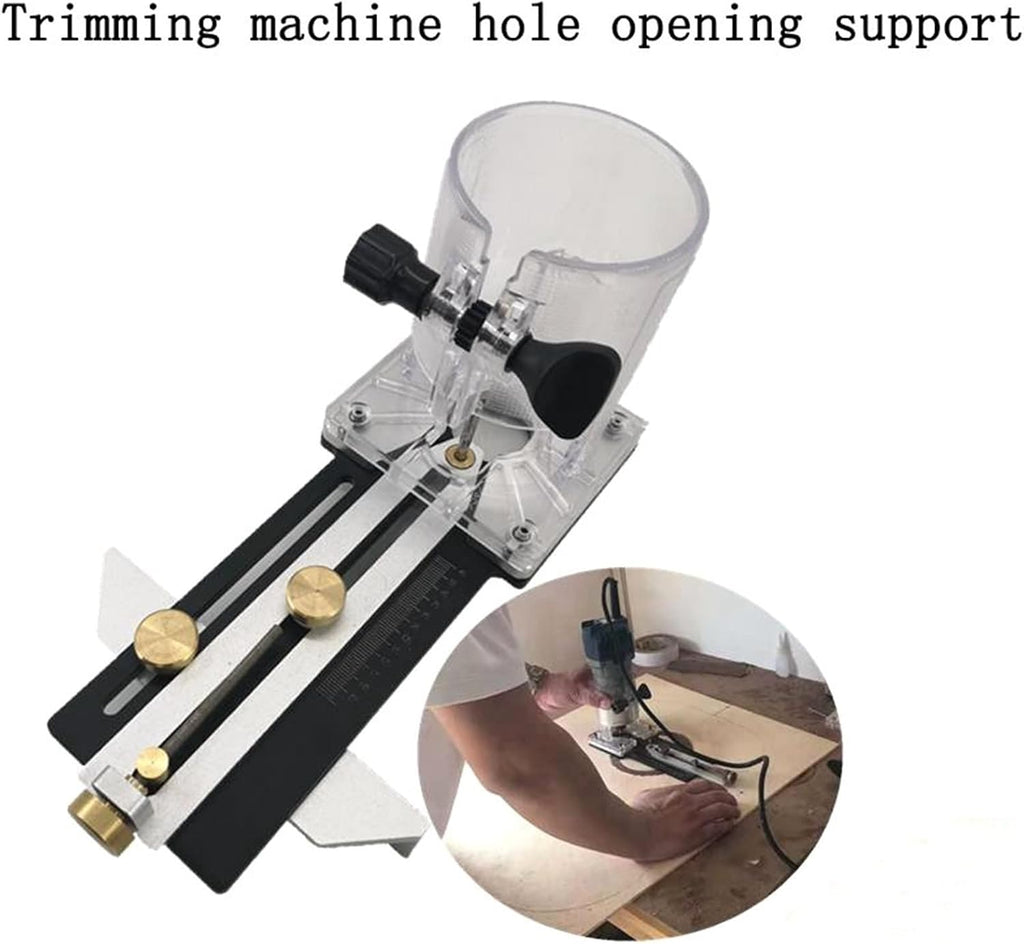FLFL Guitar Open Hole Auxiliary Frame Guitar Sound Hole Wreath Mosaic Electric Grinding Trimming Machine Base Guitar Luthiers Tool