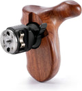 Tilta Advanced Right Side Wooden Handle (ARRI Rosette - Type X) | Black Walnut Wood & Aluminum Alloy Build | Quick Release Button