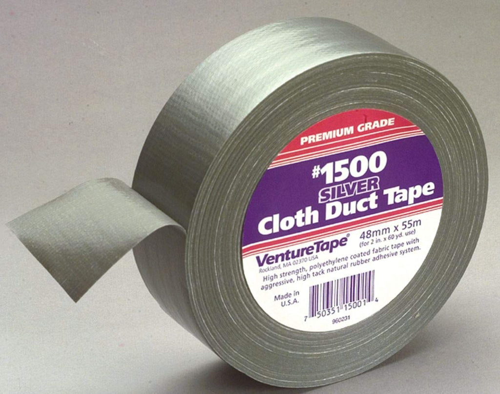 3M Venture Tape Cloth Duct Tape 1500, White, 48 mm x 55 m (1.88 in x 60.1 yd), 24 per case