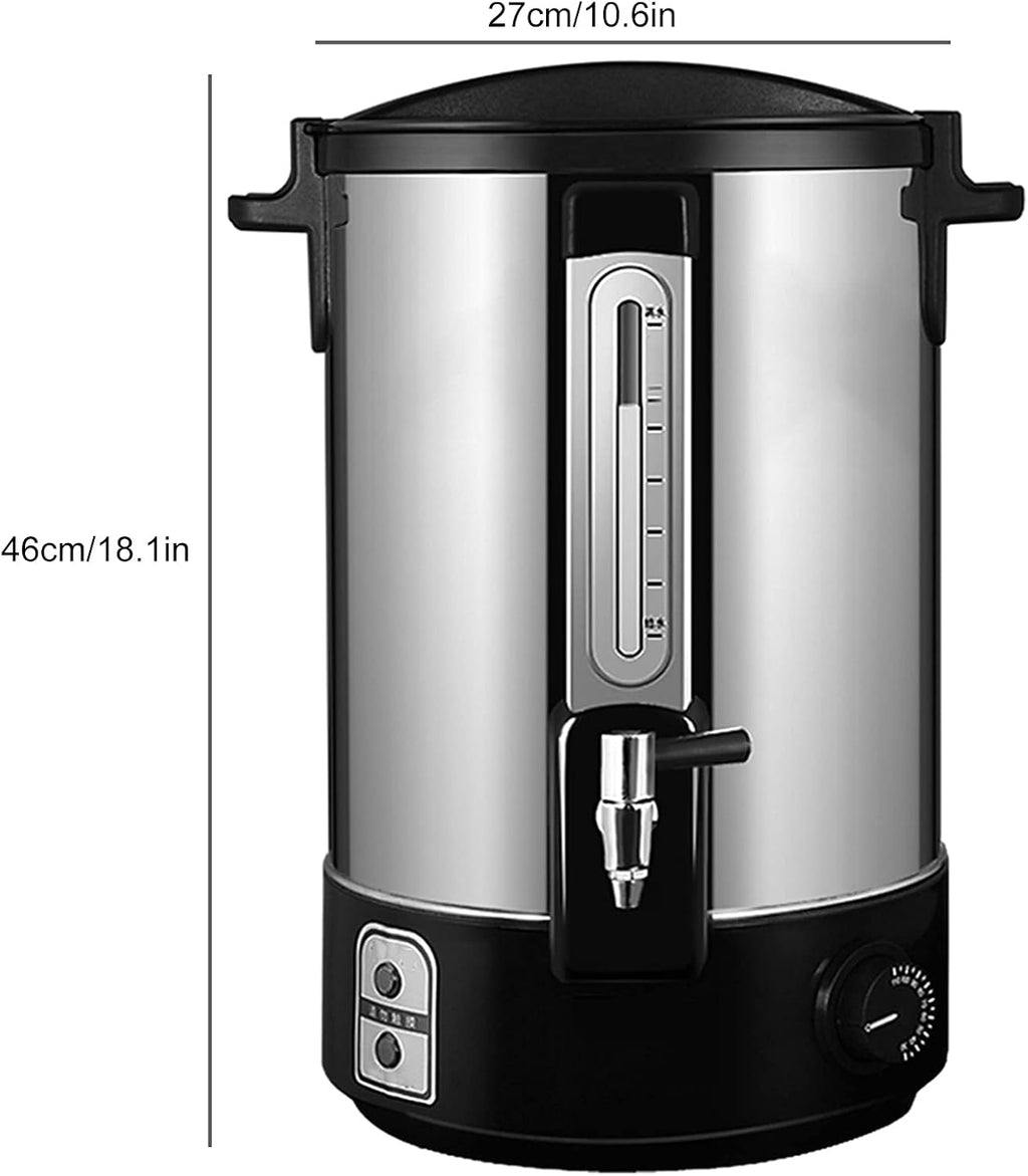 Commercial Hot Water Urn with Temperature Control 30-110°C, Extra Large Instant Water Heater for Events, Parties, Weddings, Catering, and Coffee Service