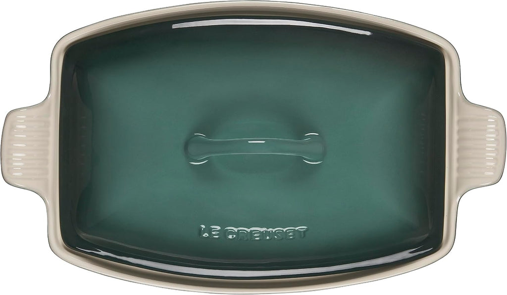 Le Creuset Heritage Stoneware Deep Baker with Lid, 4.5 qt., Artichaut