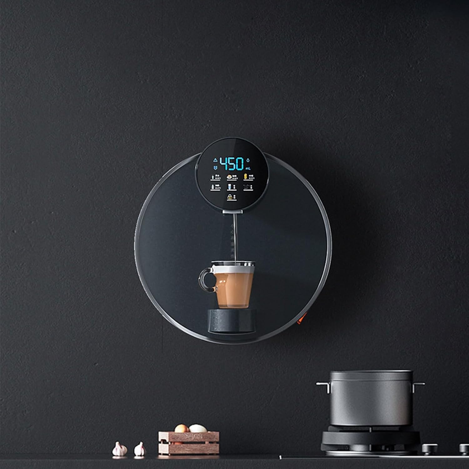 Water Dispenser with Electronic Child Lock, Dual Temperature Control - Wall-Mounted Mains Fed Unit for Office and Commercial Staff Canteens