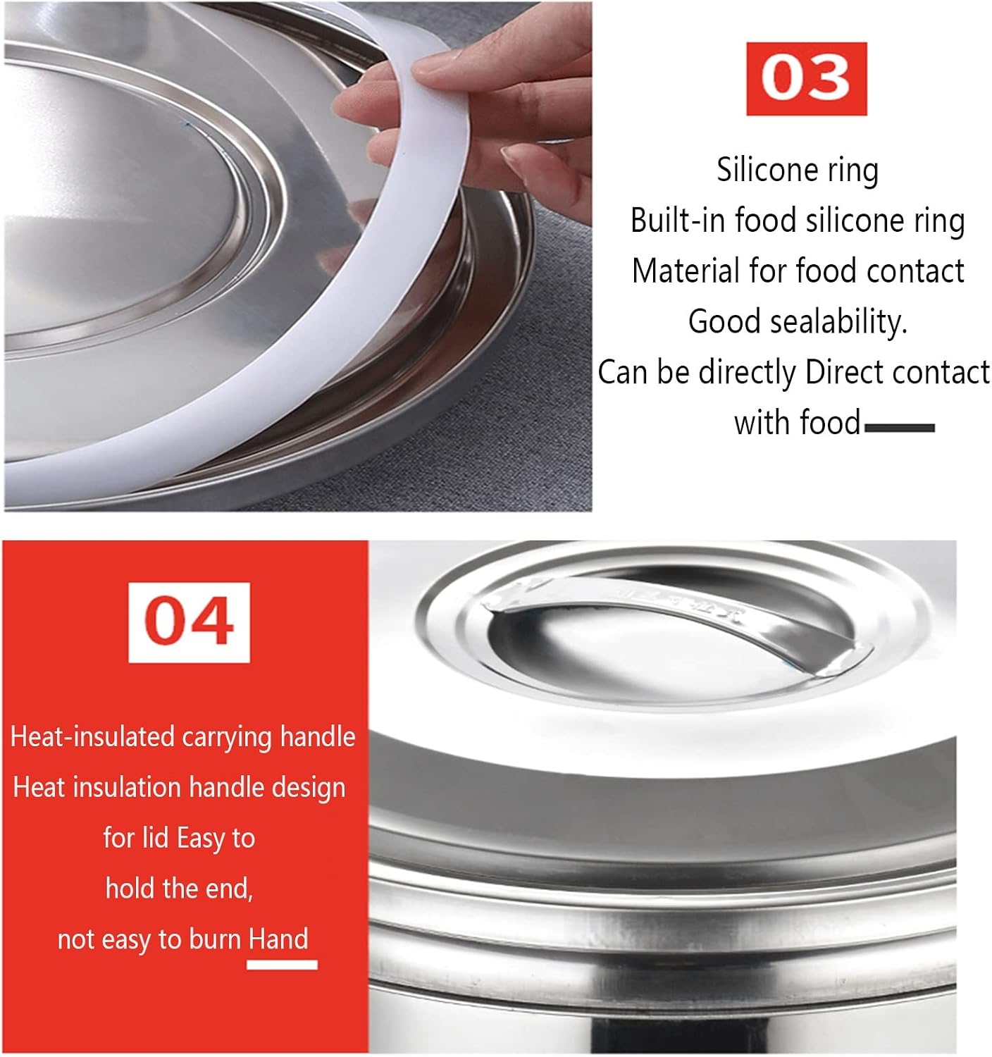 Stainless Steel Insulated Barrel, Soup Barrel Commercial Beverage Dispenser Coffee Urn for Hot Water Milk Tea Coffee Juice Home Party Use/Silver/30L