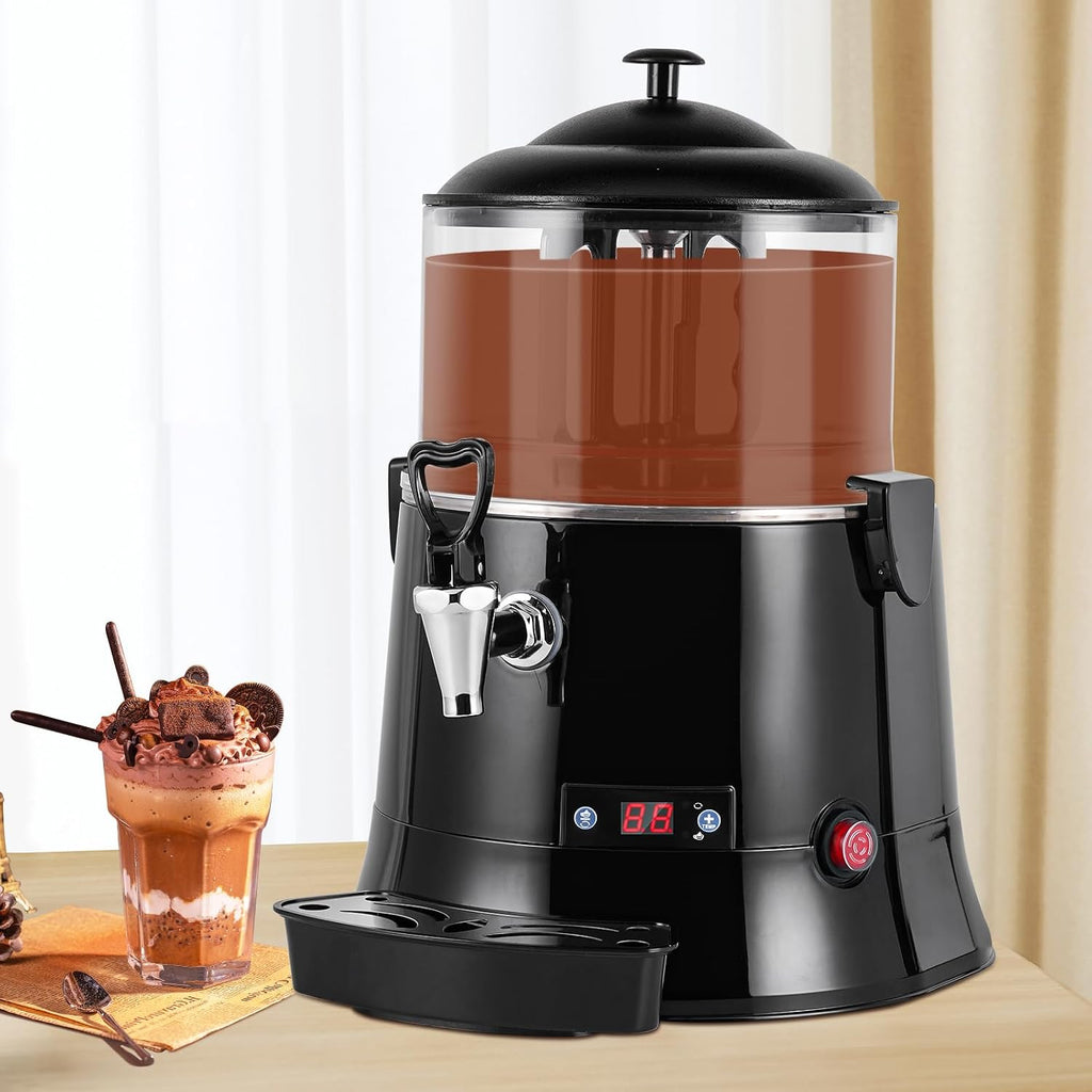 YUCHENGTECH 5L Commercial Hot Chocolate Maker Upgrade Machine Hot Chocolate Dispenser Warmer for heating Chocolate Coffee Milktea CE Certification 100-120V (5L)