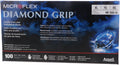 Microflex MF-300-XL Extra Large Diamond Grip Latex Gloves 100 Count