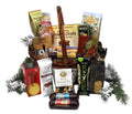 Gift Basket Village: The Cut Above Gift Basket - Gourmet Cheese, Sausage, Nuts & Snacks, Includes Cheese Spreader