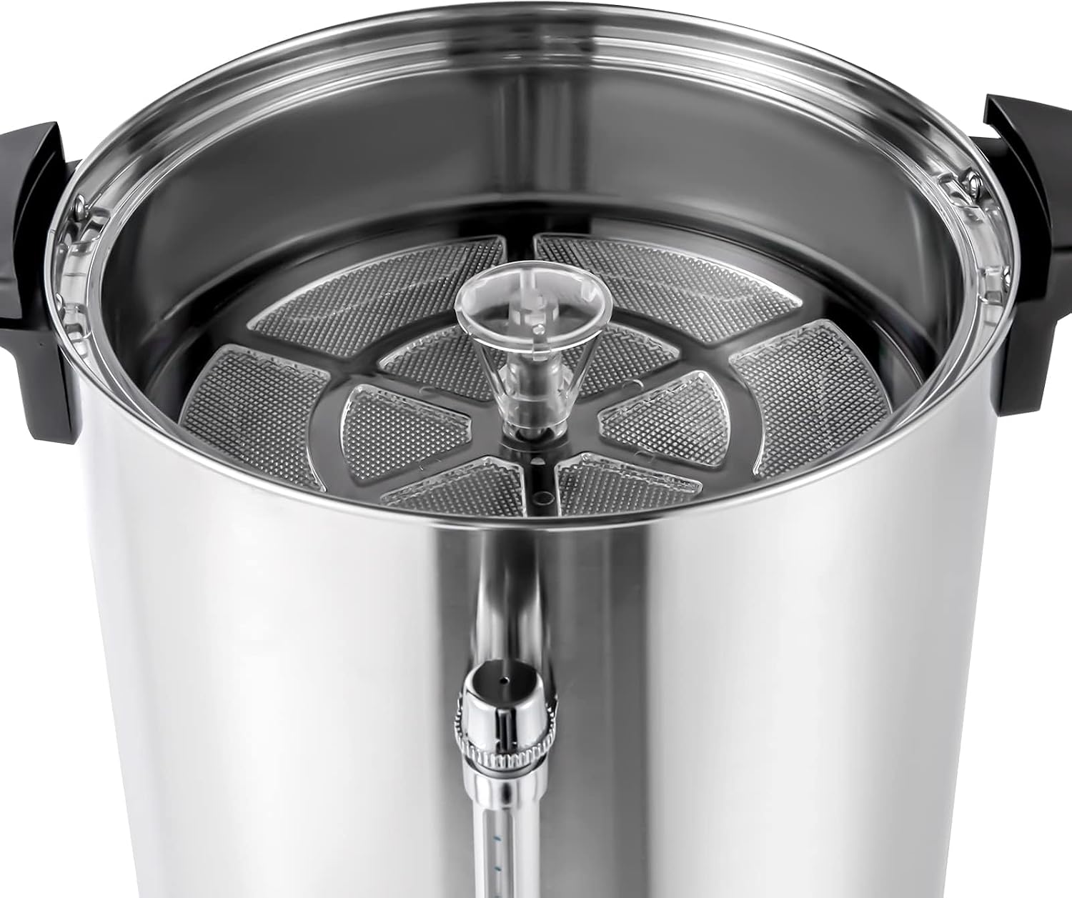 Large Coffee Dispenser, Automatic Hot Water Dispenser, Tea Dispenser, Commercial Grade Stainless Steel Coffee Urn, for Home, Party, (15L)