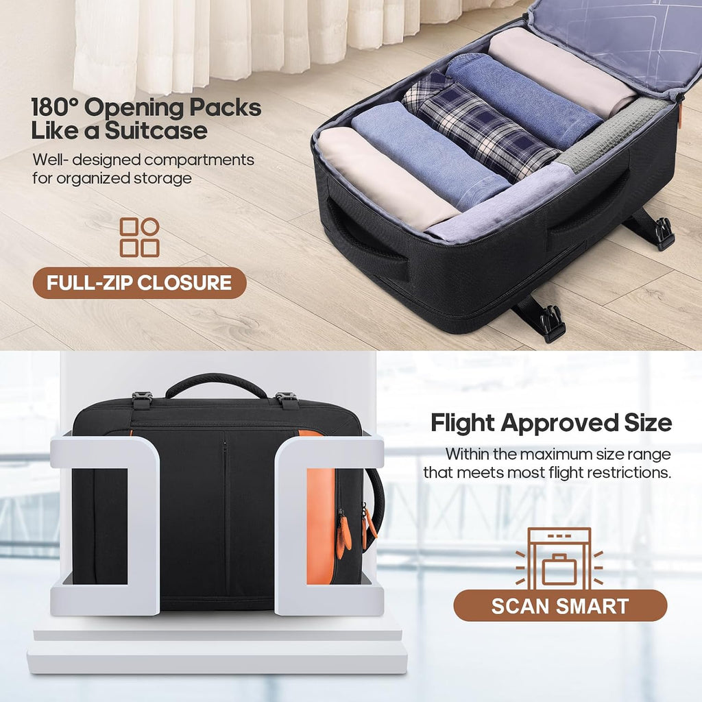7 Piece Luggage Sets with Premium YKK Zipper, 20/24/28in PC Hardside Suitcase With Spinner Wheels, Luggage Airline Approved, Durable Suitcase Sets with TSA Locks for Travel