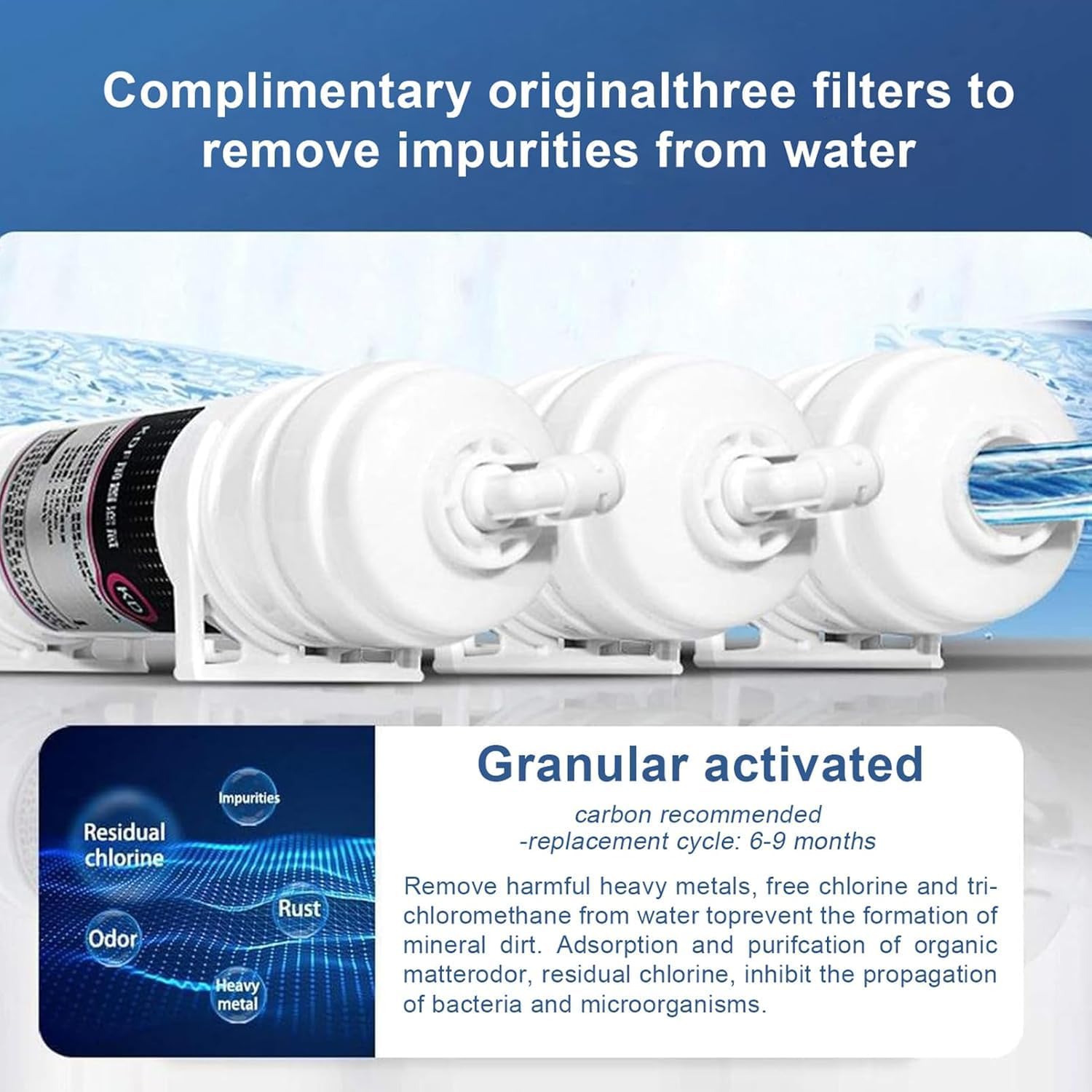 Commercial Water Boiler, Step-Heating Boiling Water Machine, with LED Intelligent Control Panel, 50L Instant Hot Water Dispenser, With Filter and Faucet, for Cafe, Home, Office
