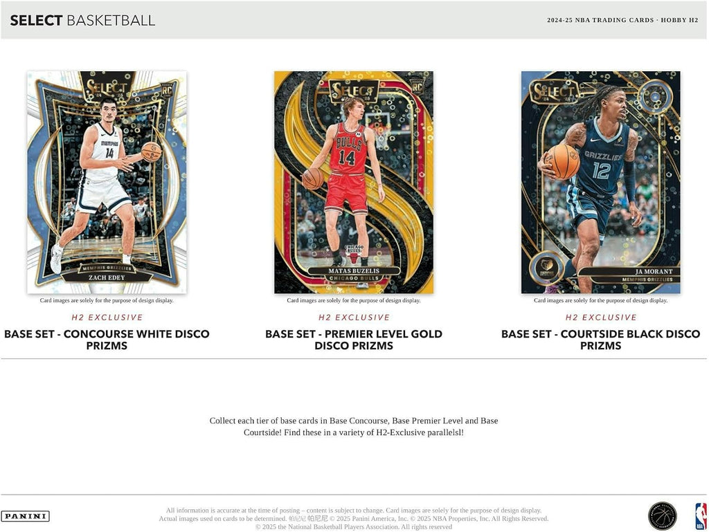 2024-25 Panini Select Basketball H2 Box