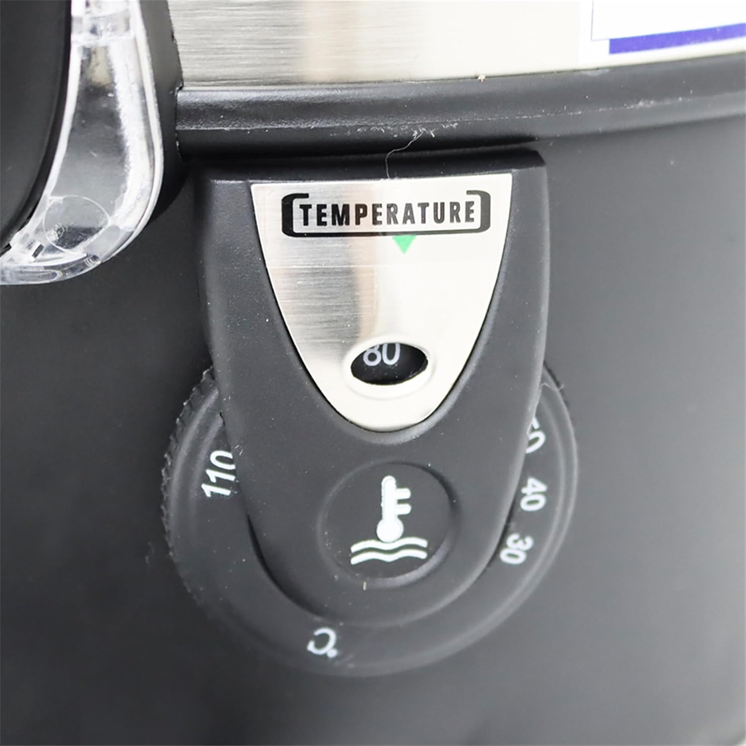 110V Combination Water Boiler 1500W Hot Water Dispenser 9.7L Stainless Steel Commercial Electric Boiling Bucket Multi-stage Temperature Control for Milk Tea Coffee Shop