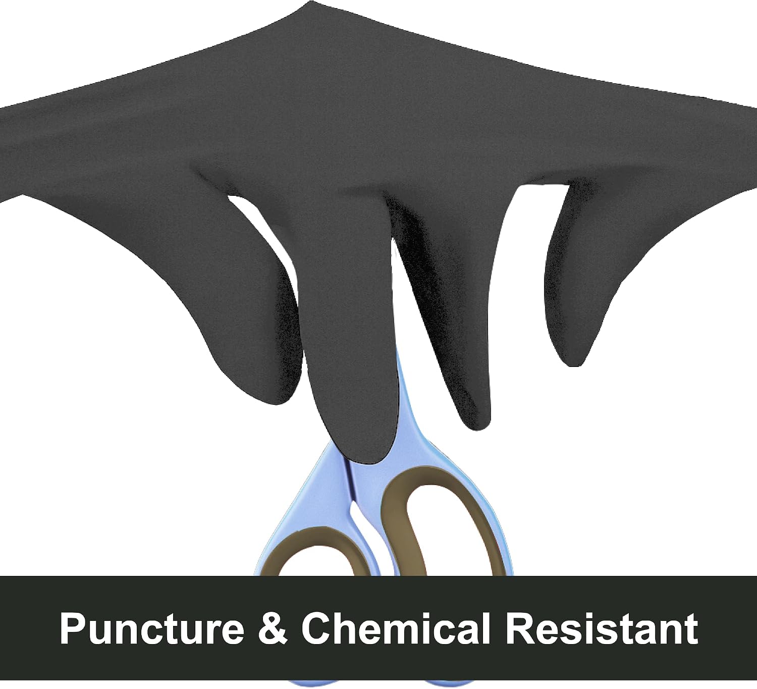 GLOVEWORKS Black Nitrile Gloves 5 Mil Disposable, Latex Free, Textured Grip for Food Service, Cooking, Professional Cleaning
