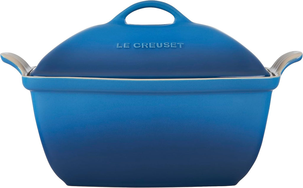 Le Creuset Heritage Stoneware Deep Baker with Lid, 4.5 qt., Marseille