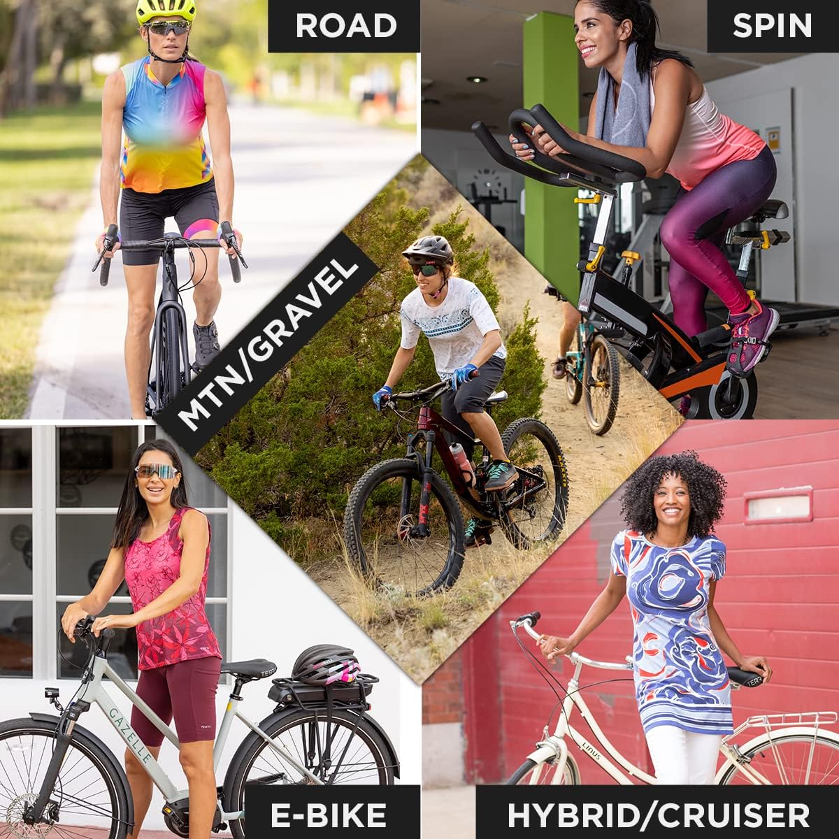 Terry Bike Shorts Women Padded, Euro Shorts High Waisted Compression Cycling Shorts for Women with Padding Endurance Riding
