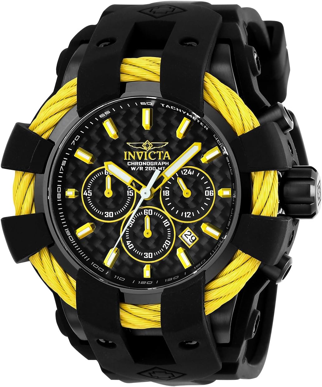 Invicta Men's 23855 Bolt Analog Display Quartz Black Watch