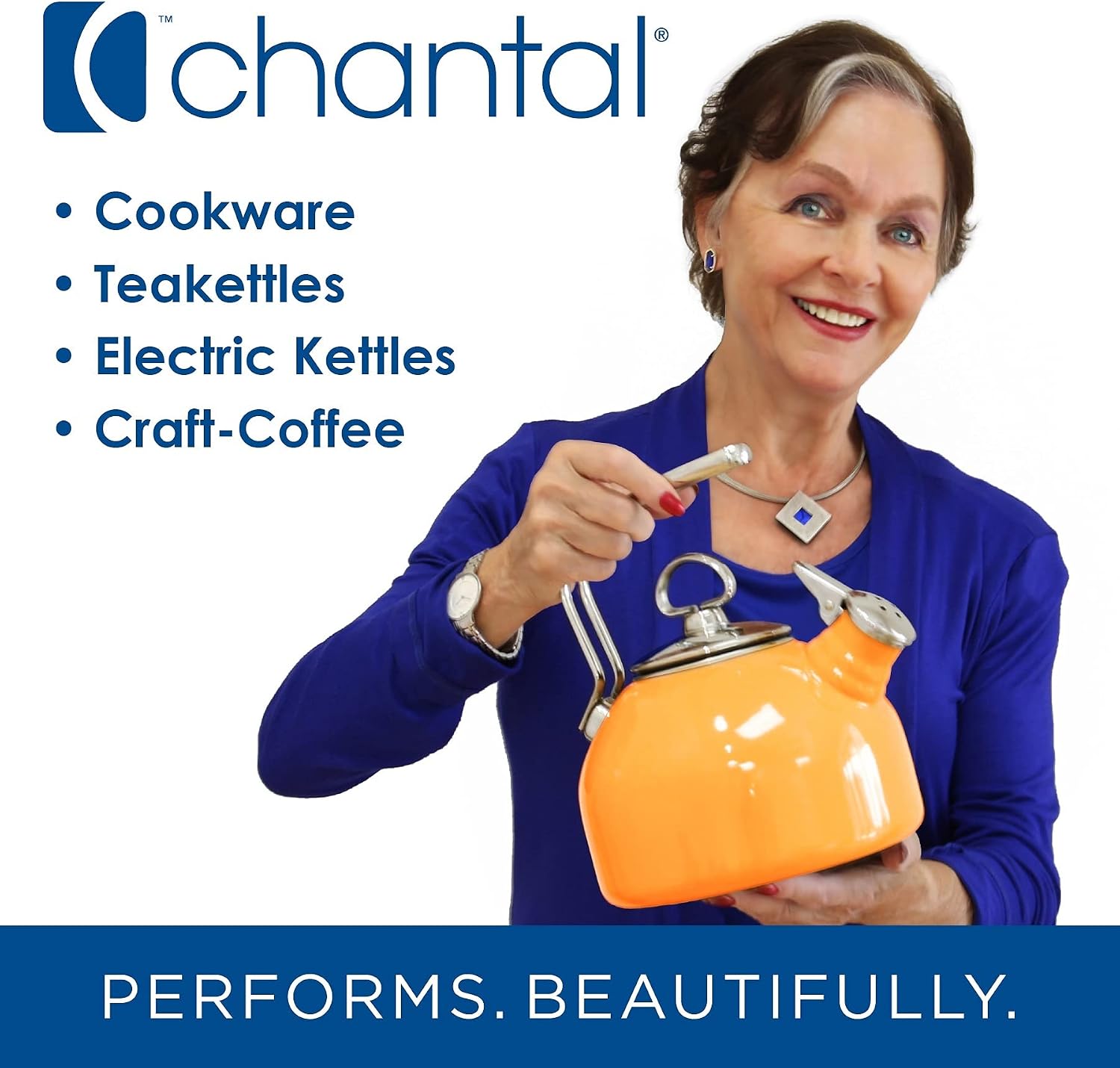 Chantal Classic Ceramic 3-pc Baker's Set; includes 8' Square Baker, 9' Loaf Pan & 13' x 9' Rect Baker, Glacier Blue, (93A-3BKR BQ)