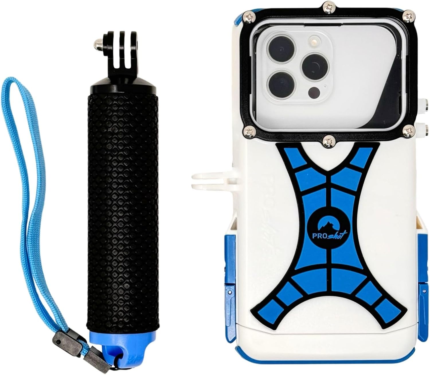 Pro Shot Touch Case 2.0 – Waterproof iPhone Housing, Rated to 50 ft, Compatible with All iPhones, Ideal for Snorkeling, Shallow Diving, and Water Sports. (Fits All iPhones Including 17 Pro & Pro Max)