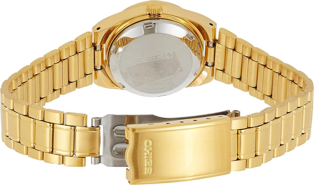 SEIKO Series 5 Automatic Gold Dial Ladies Watch SYM600K1
