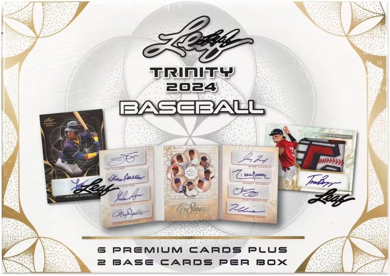 2024 Leaf Trinity Baseball Hobby Trading Card Box (6 Autographs Per Box)