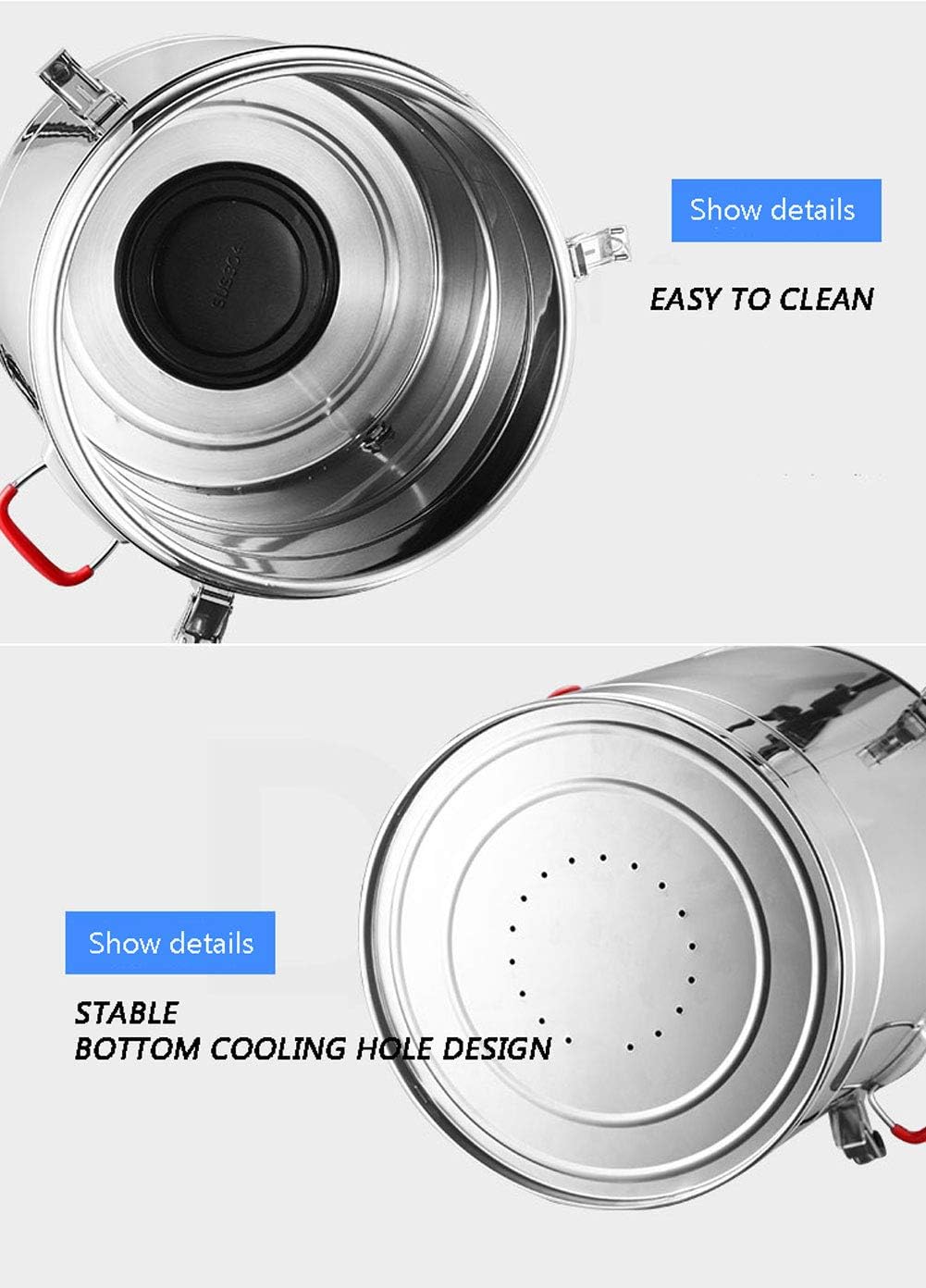 Water Boiler and Warmer, Electric Kettle Water Heater Hot Water Pot, 30-120℃, Instant Hot Water Dispenser, Coffee Carafes for Keeping Hot, Commercial Coffee/40L
