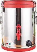 Electric Hot Water Dispenser - Double-Layer Stainless Steel Boiler, Milk & Coffee Heater with Tap, Ideal for Office & Commercial Use, Catering Tea Urn