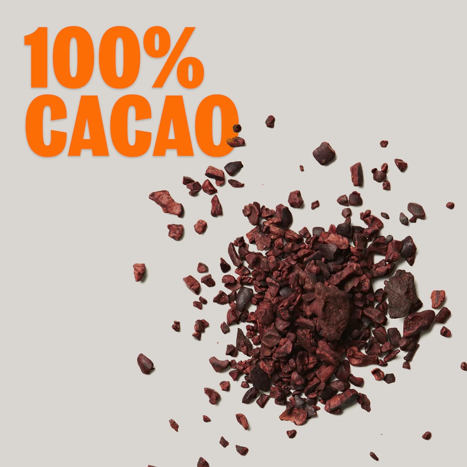 TCHO Crush This - Unsweetened Roasted Cacao Nibs (3 Pack) - Roasted, 100% Plant Based, Vegan Friendly, Non-GMO, Single-Origin, Non-Dairy, Fair Trade Certified, Zero Sugar, USDA Organic Cacao Nibs - 7.8oz each, 3 Pack