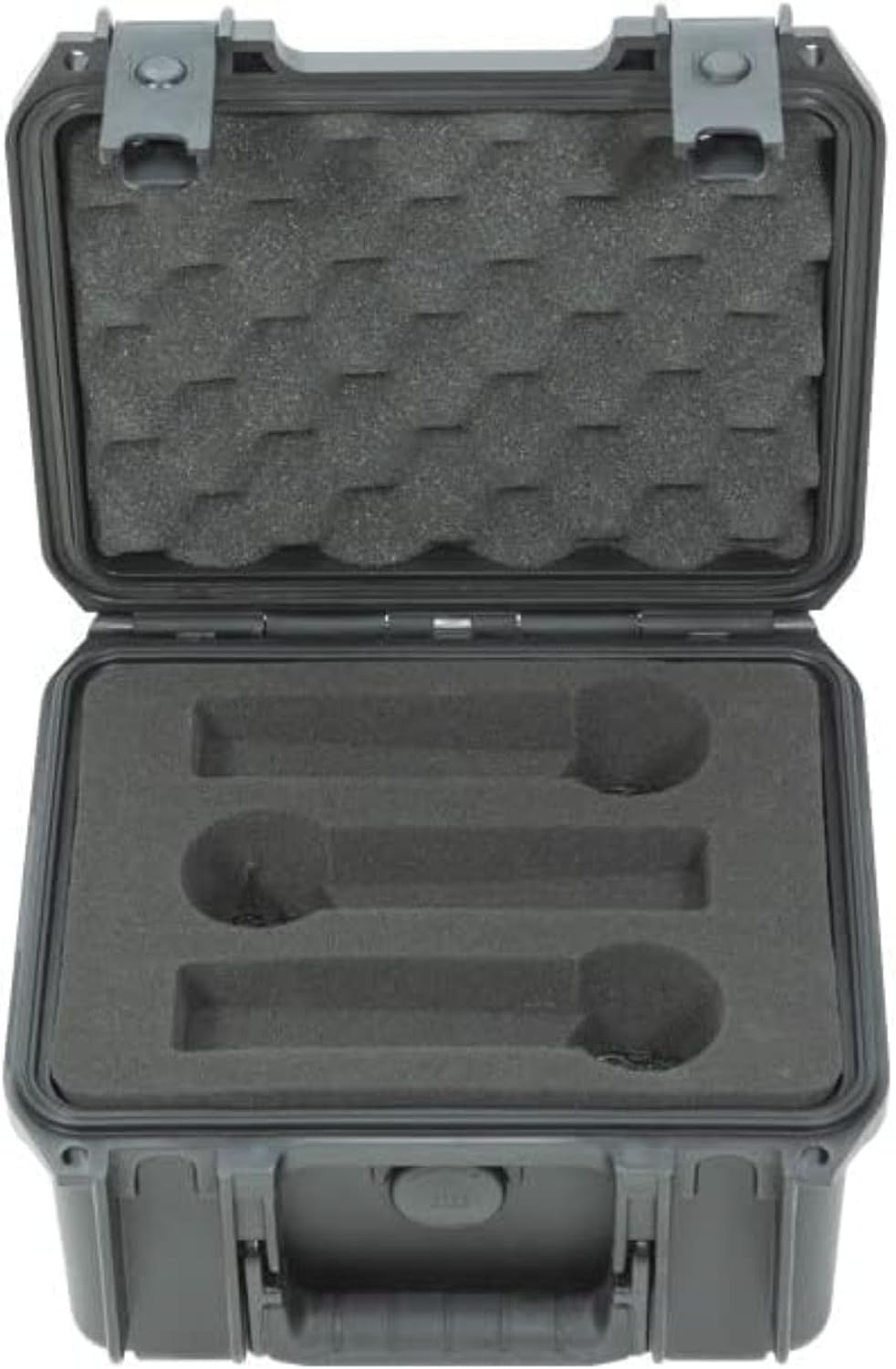 SKB 3I-0907-MC6 Injection-Molded Waterproof Case for Six Microphones - Black