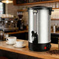 Commercial Coffee Urn 20 L Coffee Dispenser with Upgraded Percolator,Stainless Steel Hot Water Urn Beverage Dispenser with Keep Warm Mode, Large Coffee Maker 30L