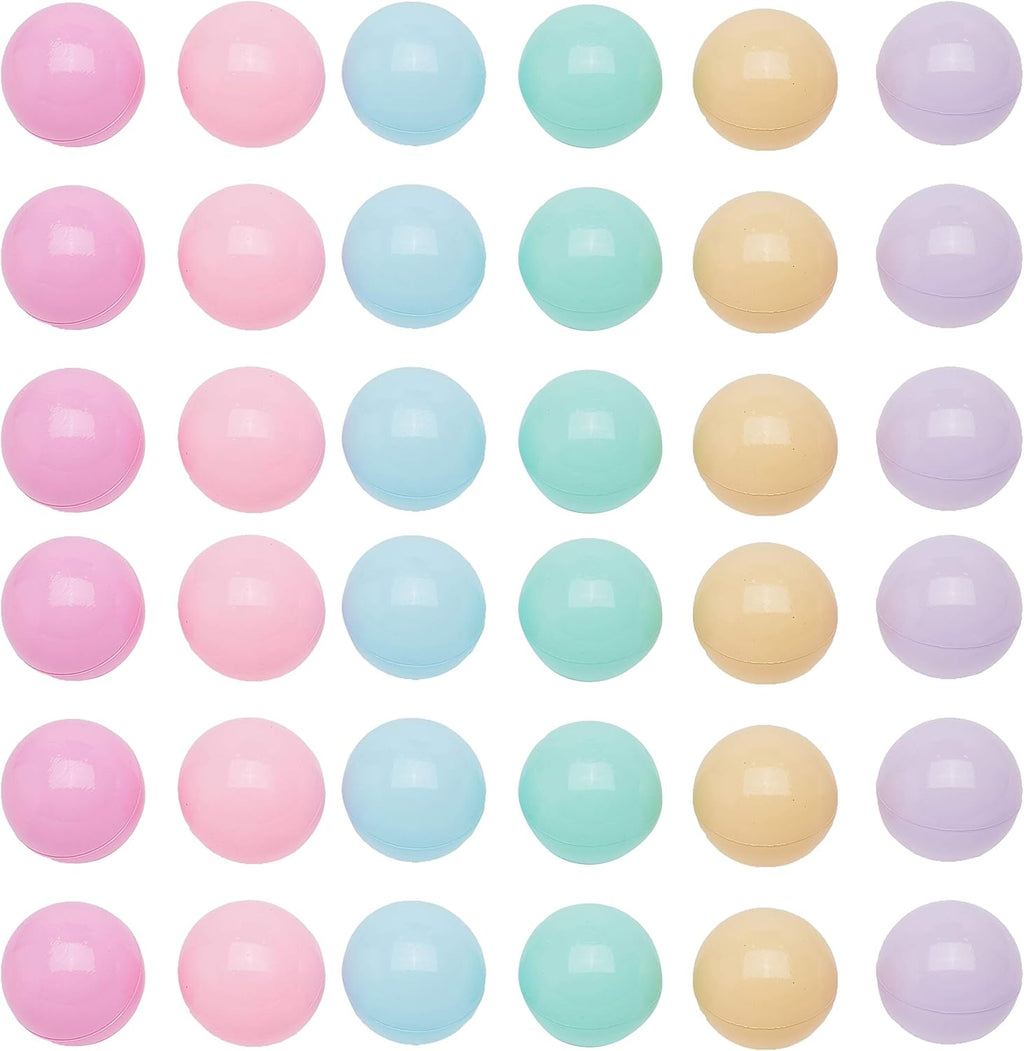 Amazon Basics BPA-Free Ball Pit Balls with Storage Bag, Crush-Proof Plastic for Toddlers Kids 12+ Months Play, 6 Pastel Colors, 1000 Count