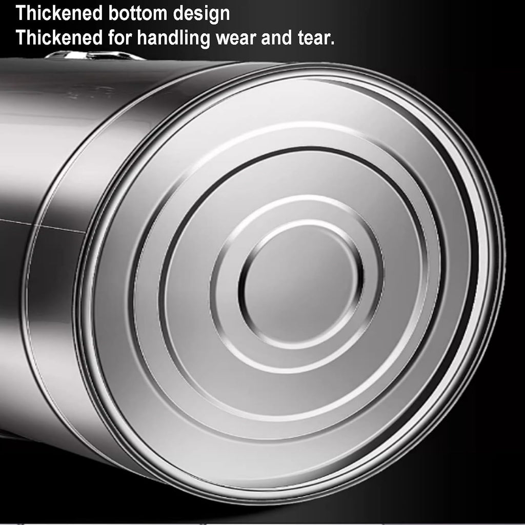 EMYJAY Stainless Steel Insulated Barrel, Insulated Drink Dispenser Thermal Hot and Cold Milk Dispenser Hot Water Dispenser for Party Tea Milk LYWY (Color : Silver, Size : 10L)