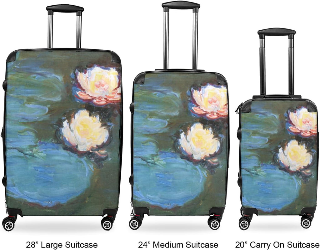 Water Lilies #2 Suitcase - 24' Medium - Checked