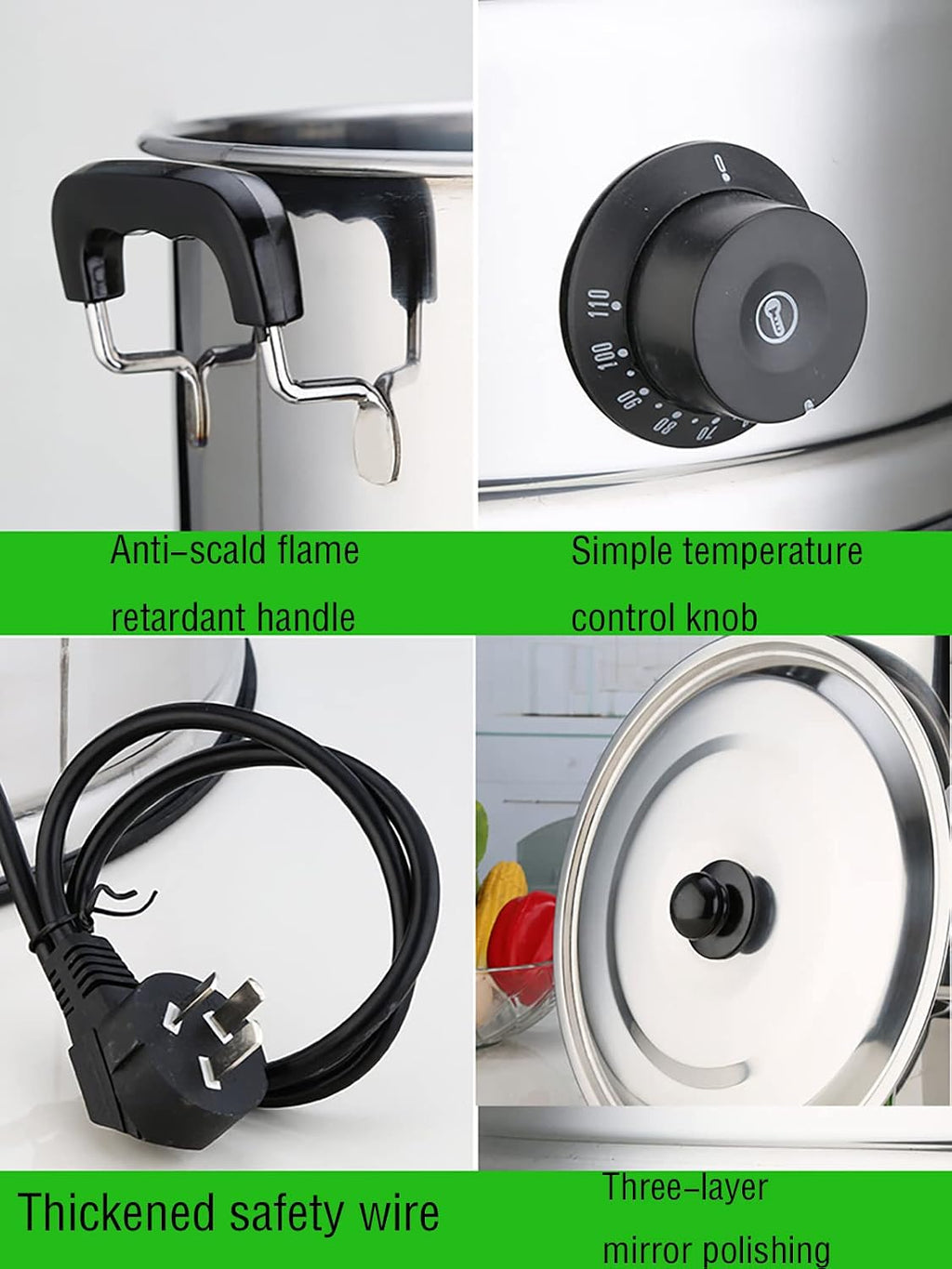 Water Dispenser Catetea Urn with Faucet,Electric Cateurn Hot Boiler, for Brewing/Buffet/Commercial (A 12L)
