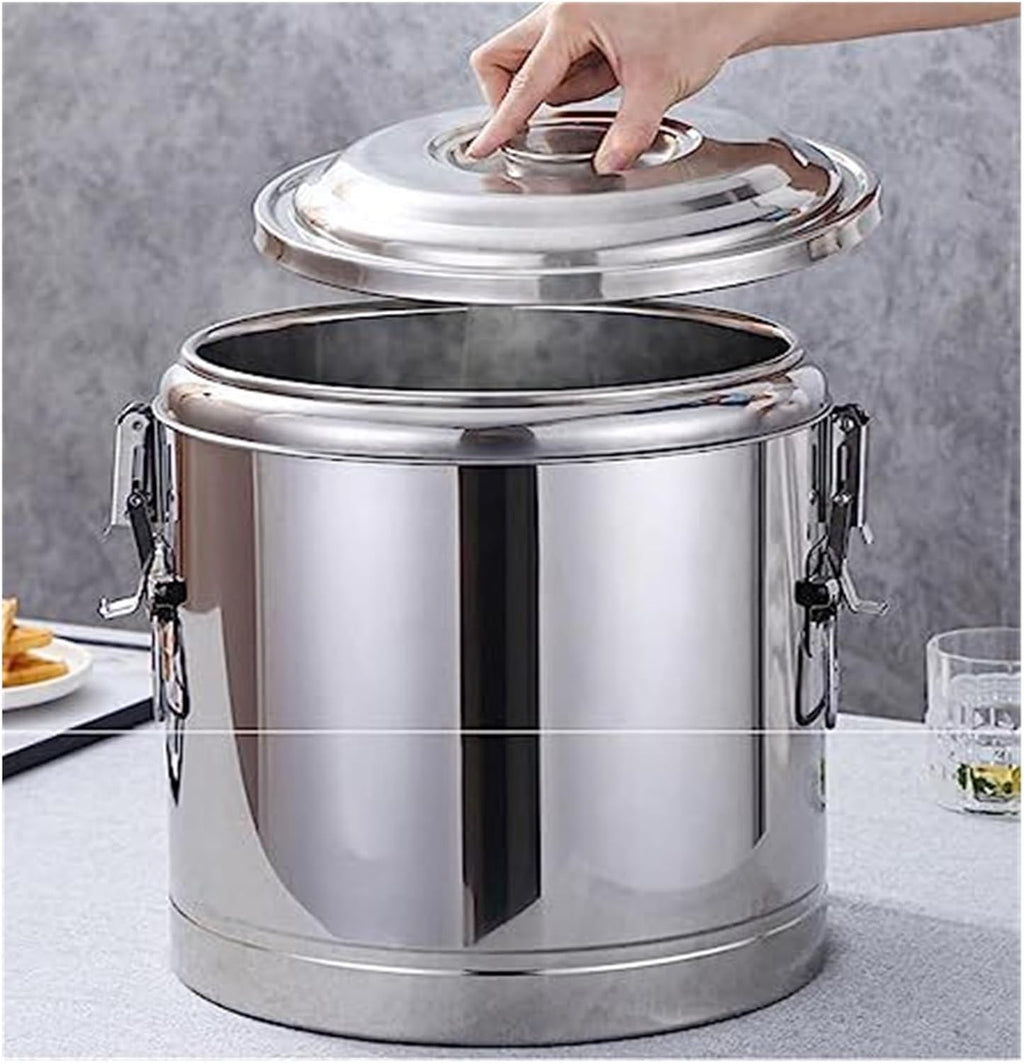 Insulated Hot Water Dispenser with Faucet - Stainless Steel Beverage Server, Commercial & Home Use for Coffee, Tea, Parties, Events, Camping - 10L to 80L Capacity Options