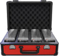 Zion Cases Slab Case XL Graded Card Case; The Original Slab Case for Graded Cards; Fits PSA, BGS, HGA, and CSG Graded Trading Card Slabs; Ideal Travel Storage Solution; (Cubed Red)