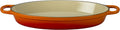 Le Creuset Enameled Cast Iron Oval Baker, 2.25 qt., Flame