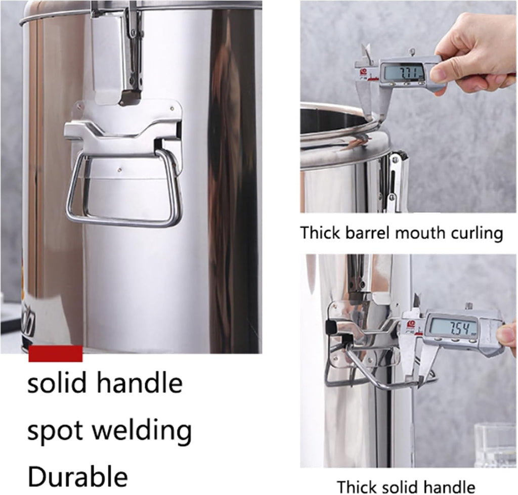 Hot Water Dispenser Beverage Dispenser With Spigot, Commercial Thermal Carafes Large Coffee Urn Insulated Barrel Tea Bucket For Parties And Buffet,90L