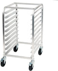 Winco 10-Tier Aluminum Sheet Pan Rack with Brake