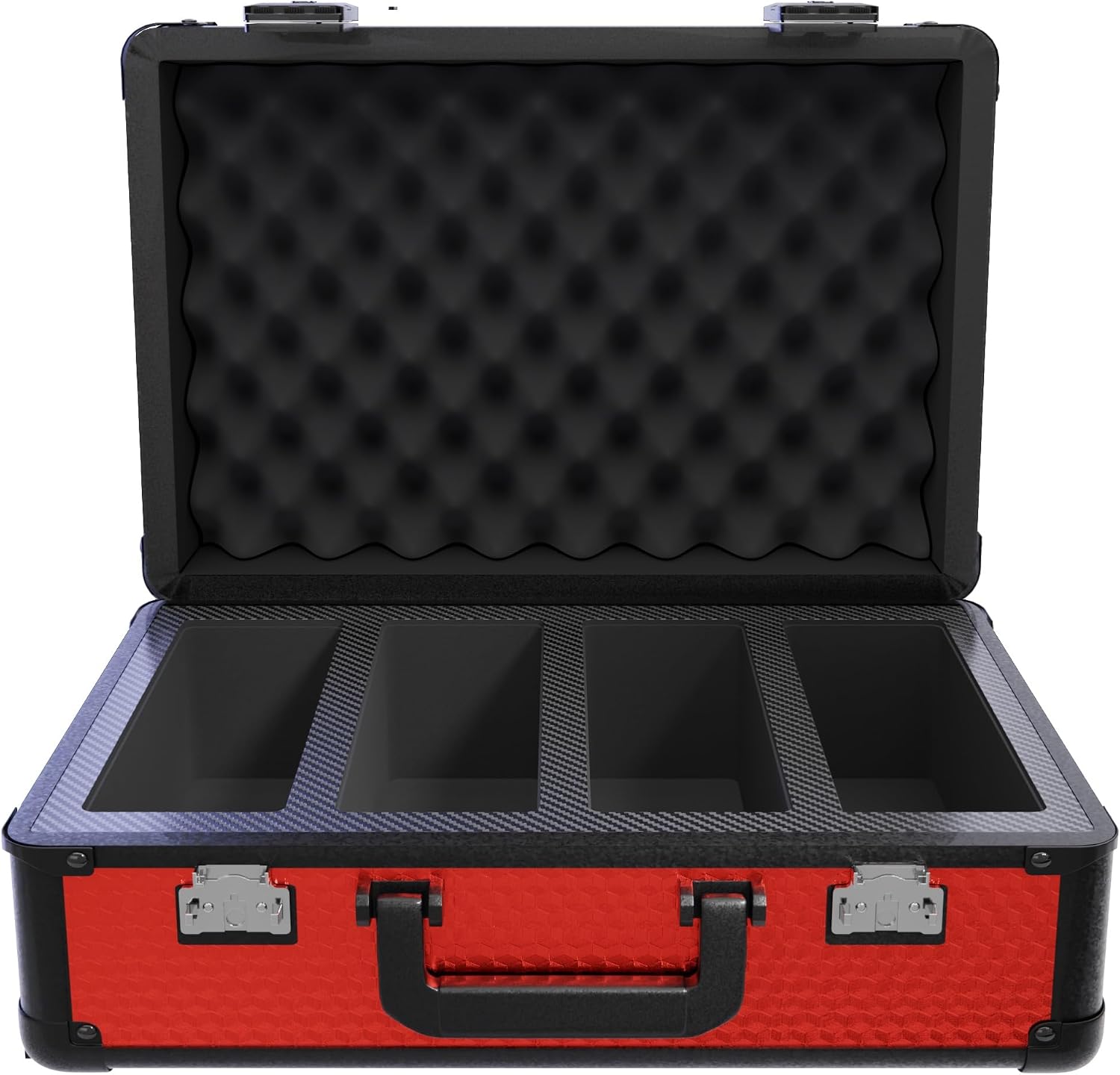 Zion Cases Slab Case XL Graded Card Case; The Original Slab Case for Graded Cards; Fits PSA, BGS, HGA, and CSG Graded Trading Card Slabs; Ideal Travel Storage Solution; (Cubed Red)