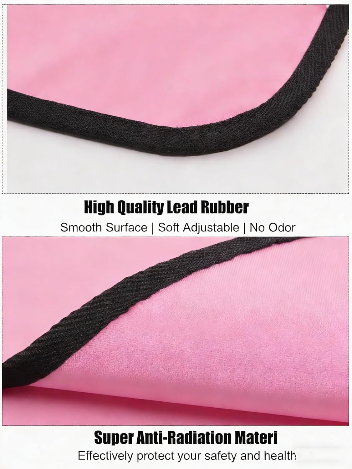 X-ray Radiology Lead Gloves, Pink Radiation Shielding for Hands Forearms, 0.35mmpb