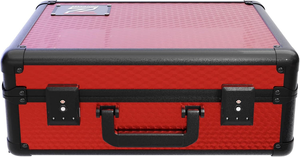 Zion Cases Slab Case XL Graded Card Case; The Original Slab Case for Graded Cards; Fits PSA, BGS, HGA, and CSG Graded Trading Card Slabs; Ideal Travel Storage Solution; (Cubed Red)