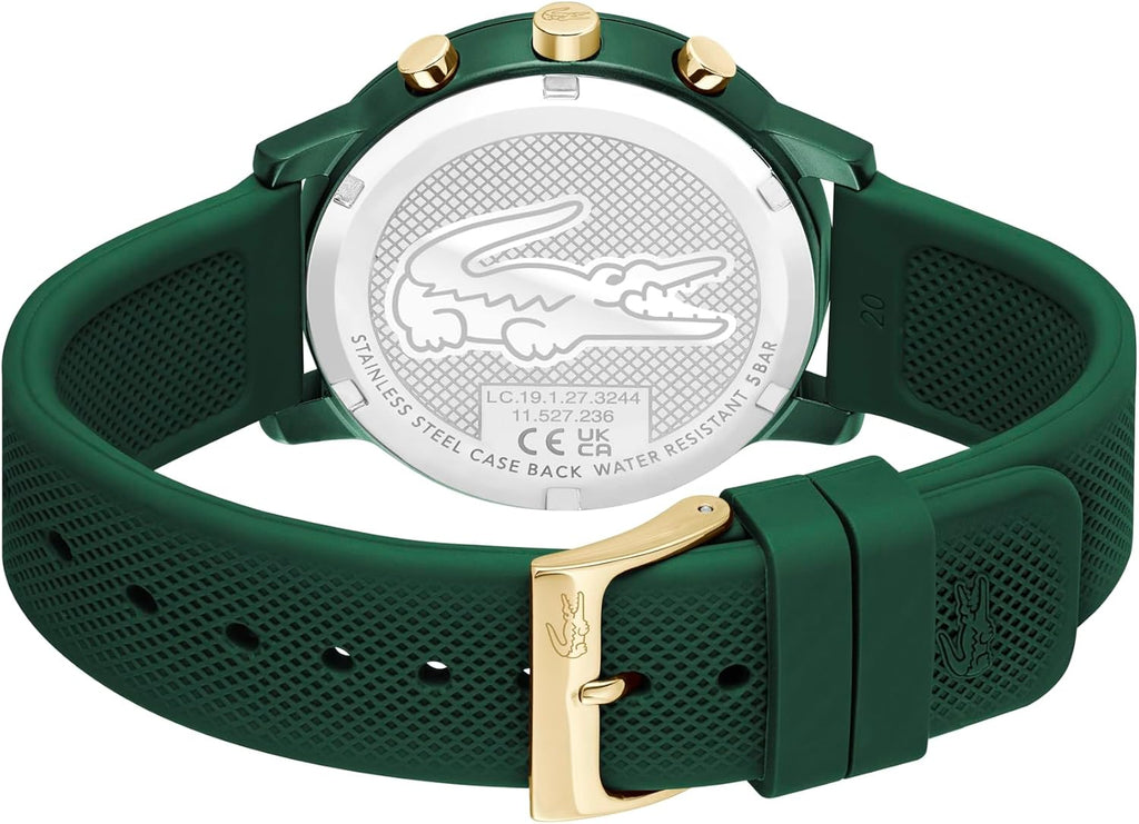 Lacoste 12.12 Move Men's Multifunction Watch – 42mm Aluminum Case, Day/Date/24-Hour Subdials, Contemporary, Sporty - Premium Fashion Timepiece - Gift for Him