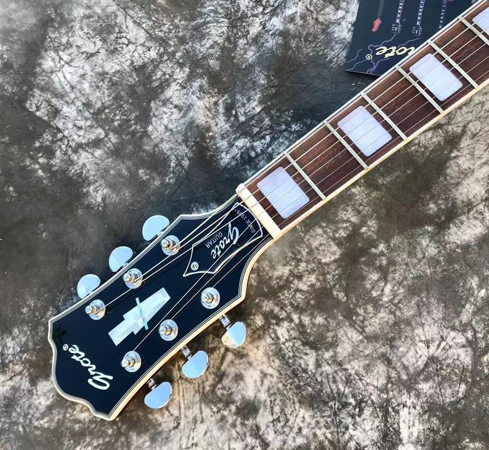 Custom Classic Lefty Jazz Electric Guitars Left Handed Jazz Customized Electric Guitar Hollow Body F Hole Electric Guitar